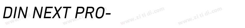 DIN NEXT PRO字体转换